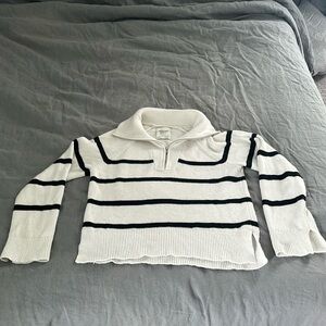Classic half zip sweater